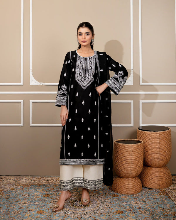 SHAH JAHAN EMBROIDERED 3PC